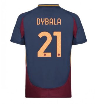 Nieuwste AS Roma Derde Shirt 2024-2025 Paulo Dybala #21 Korte Mouw Kopen