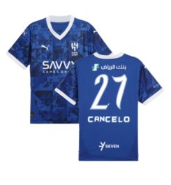 Nieuwste Al-Hilal SFC Thuisshirt 2024-2025 Joao Cancelo #27 Korte Mouw Kopen