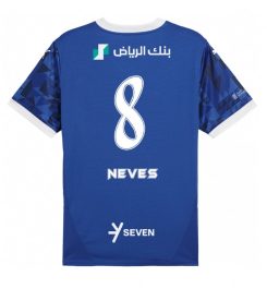 Nieuwste Al-Hilal SFC Thuisshirt 2024-2025 Ruben Neves #8 Korte Mouw Kopen