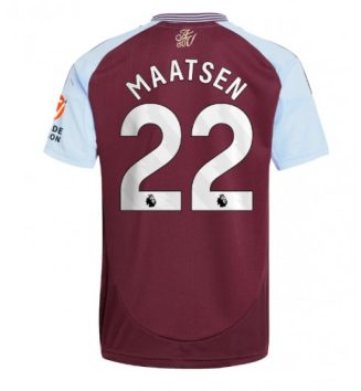 Nieuwste Aston Villa Thuisshirt 2024-2025 Ian Maatsen #22 Korte Mouw Kopen