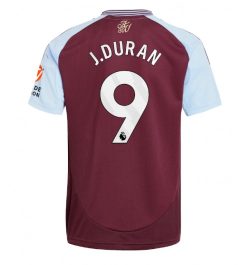 Nieuwste Aston Villa Thuisshirt 2024-2025 Jhon Duran #9 Korte Mouw Kopen