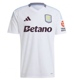 Nieuwste Aston Villa Uitshirt 2024-2025 Amadou Onana #24 Korte Mouw Kopen-1