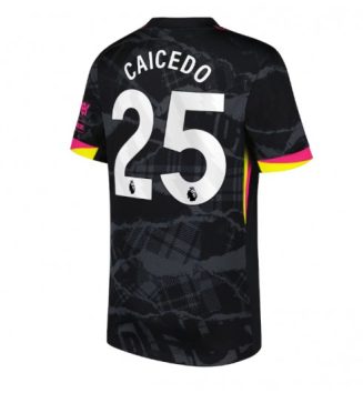 Nieuwste Chelsea Derde Shirt 2024-2025 Moises Caicedo #25 korte mouw online kopen