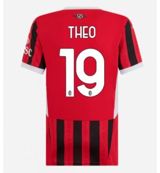 Nieuwste Dames AC Milan Thuisshirt 2024-2025 Theo Hernandez #19 korte mouw online kopen