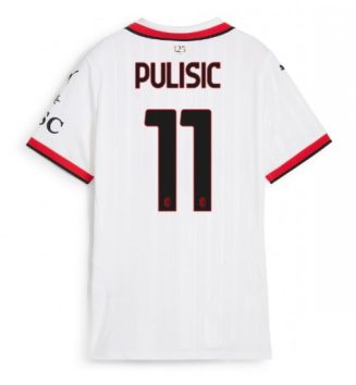 Nieuwste Dames AC Milan Uitshirt 2024-2025 Christian Pulisic #11 korte mouw online kopen