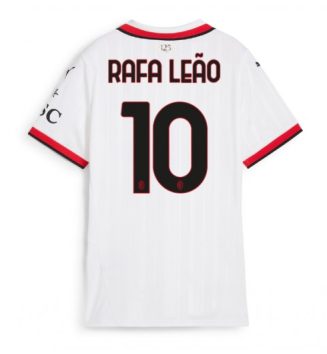 Nieuwste Dames AC Milan Uitshirt 2024-2025 Rafael Leao #10 korte mouw online kopen