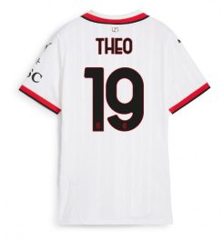 Nieuwste Dames AC Milan Uitshirt 2024-2025 Theo Hernandez #19 korte mouw online kopen