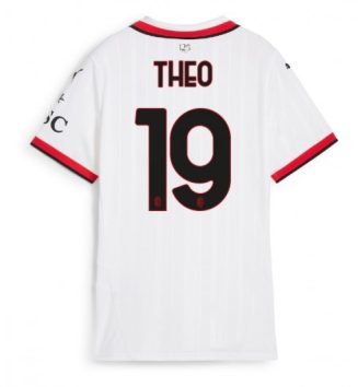 Nieuwste Dames AC Milan Uitshirt 2024-2025 Theo Hernandez #19 korte mouw online kopen