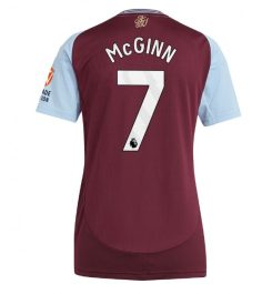 Nieuwste Dames Aston Villa Thuisshirt 2024-2025 John McGinn #7 Korte Mouw Kopen