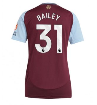 Nieuwste Dames Aston Villa Thuisshirt 2024-2025 Leon Bailey #31 Korte Mouw Kopen