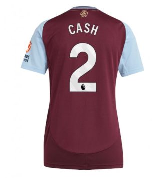 Nieuwste Dames Aston Villa Thuisshirt 2024-2025 Matty Cash #2 Korte Mouw Kopen