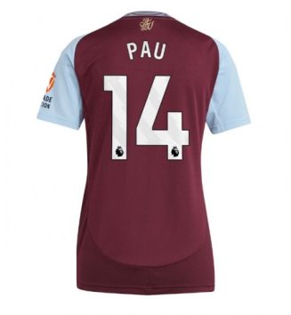 Nieuwste Dames Aston Villa Thuisshirt 2024-2025 Pau Torres #14 Korte Mouw Kopen