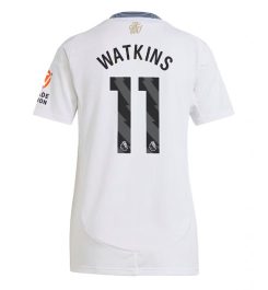 Nieuwste Dames Aston Villa Uitshirt 2024-2025 Ollie Watkins #11 Korte Mouw Kopen