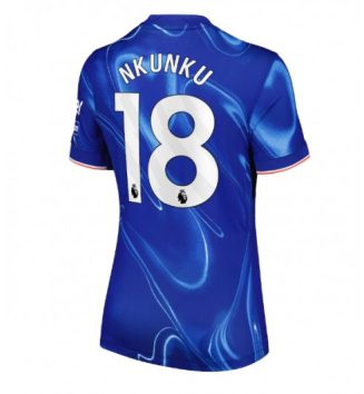 Nieuwste Dames Chelsea Thuisshirt 2024-2025 Christopher Nkunku #18 korte mouw online kopen