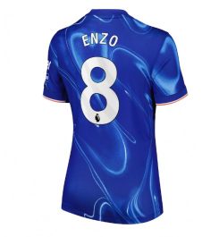 Nieuwste Dames Chelsea Thuisshirt 2024-2025 Enzo Fernandez #8 korte mouw online kopen