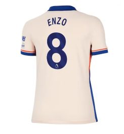 Nieuwste Dames Chelsea Uitshirt 2024-2025 Enzo Fernandez #8 korte mouw online kopen