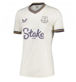 Nieuwste Dames Everton Derde Shirt 2024-2025 Ashley Young #18 Korte Mouw Kopen-1