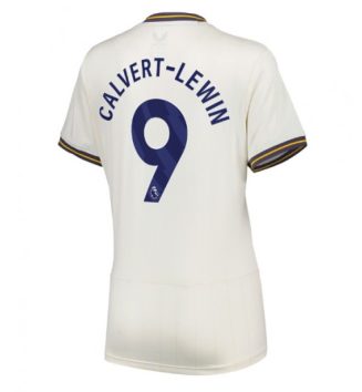 Nieuwste Dames Everton Derde Shirt 2024-2025 Dominic Calvert-Lewin #9 Korte Mouw Kopen