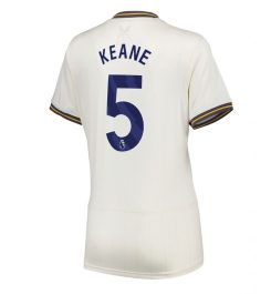 Nieuwste Dames Everton Derde Shirt 2024-2025 Michael Keane #5 Korte Mouw Kopen