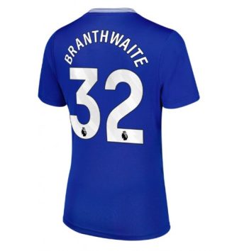 Nieuwste Dames Everton Thuisshirt 2024-2025 Jarrad Branthwaite #32 Korte Mouw Kopen