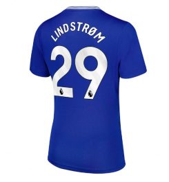 Nieuwste Dames Everton Thuisshirt 2024-2025 Jesper Lindstrom #29 Korte Mouw Kopen