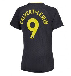 Nieuwste Dames Everton Uitshirt 2024-2025 Dominic Calvert-Lewin #9 Korte Mouw Kopen