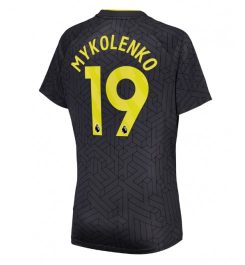 Nieuwste Dames Everton Uitshirt 2024-2025 Vitaliy Mykolenko #19 Korte Mouw Kopen