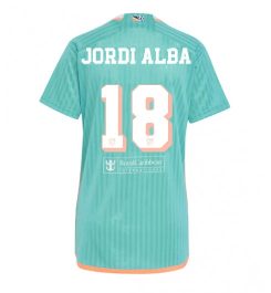 Nieuwste Dames Inter Miami Derde Shirt 2024-2025 Jordi Alba #18 Korte Mouw Kopen