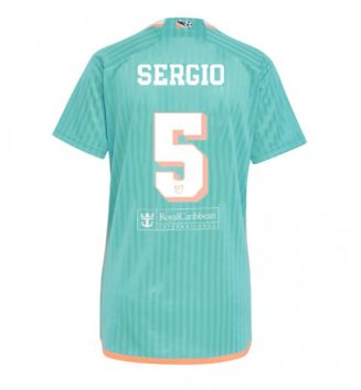 Nieuwste Dames Inter Miami Derde Shirt 2024-2025 Sergio Busquets #5 Korte Mouw Kopen