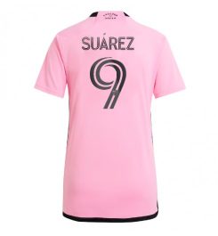 Nieuwste Dames Inter Miami Thuisshirt 2024-2025 Luis Suarez #9 Korte Mouw Kopen