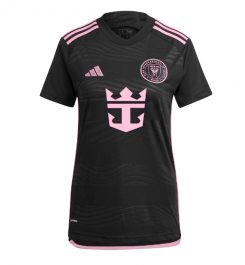 Nieuwste Dames Inter Miami Uitshirt 2024-2025 Lionel Messi #10 Korte Mouw Kopen-1