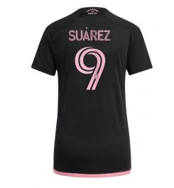 Nieuwste Dames Inter Miami Uitshirt 2024-2025 Luis Suarez #9 Korte Mouw Kopen