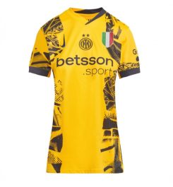 Nieuwste Dames Inter Milan Derde Shirt 2024-2025 Alessandro Bastoni #95 Korte Mouw-1