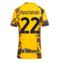 Nieuwste Dames Inter Milan Derde Shirt 2024-2025 Henrikh Mkhitaryan #22 Korte Mouw