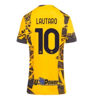 Nieuwste Dames Inter Milan Derde Shirt 2024-2025 Lautaro Martinez #10 Korte Mouw