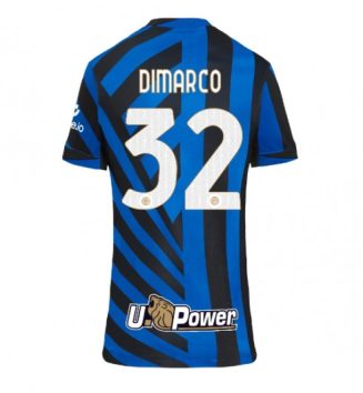 Nieuwste Dames Inter Milan Thuisshirt 2024-2025 Federico Dimarco #32 Korte Mouw