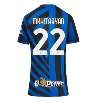 Nieuwste Dames Inter Milan Thuisshirt 2024-2025 Henrikh Mkhitaryan #22 Korte Mouw