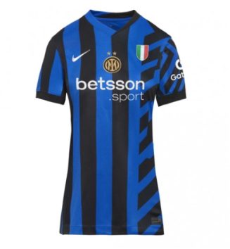 Nieuwste Dames Inter Milan Thuisshirt 2024-2025 Korte Mouw