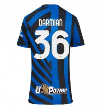 Nieuwste Dames Inter Milan Thuisshirt 2024-2025 Matteo Darmian #36 Korte Mouw