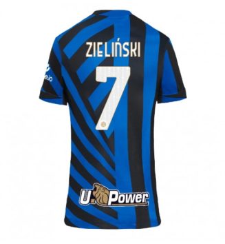 Nieuwste Dames Inter Milan Thuisshirt 2024-2025 Piotr Zielinski #7 Korte Mouw