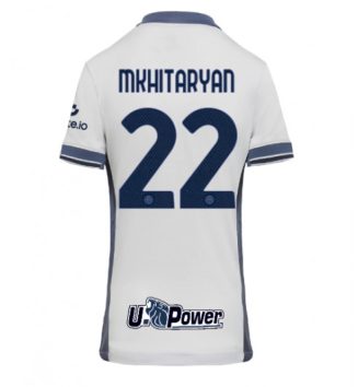 Nieuwste Dames Inter Milan Uitshirt 2024-2025 Henrikh Mkhitaryan #22 Korte Mouw