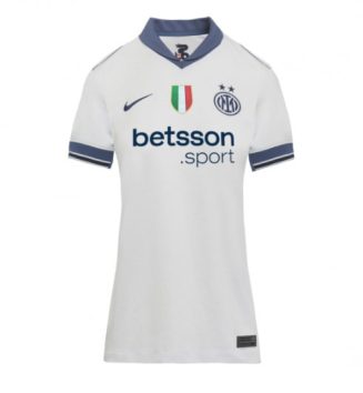 Nieuwste Dames Inter Milan Uitshirt 2024-2025 Korte Mouw