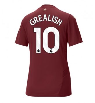 Nieuwste Dames Manchester City Derde Shirt 2024-2025 Jack Grealish #10 korte mouw online kopen