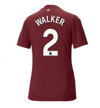 Nieuwste Dames Manchester City Derde Shirt 2024-2025 Kyle Walker #2 korte mouw online kopen