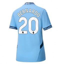 Nieuwste Dames Manchester City Thuisshirt 2024-2025 Bernardo Silva #20 korte mouw online kopen