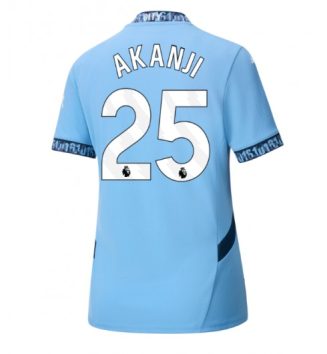 Nieuwste Dames Manchester City Thuisshirt 2024-2025 Manuel Akanji #25 korte mouw online kopen