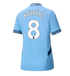 Nieuwste Dames Manchester City Thuisshirt 2024-2025 Mateo Kovačić #8 korte mouw online kopen