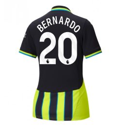 Nieuwste Dames Manchester City Uitshirt 2024-2025 Bernardo Silva #20 korte mouw online kopen