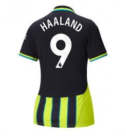 Nieuwste Dames Manchester City Uitshirt 2024-2025 Erling Haaland #9 korte mouw online kopen