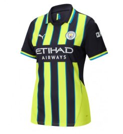 Nieuwste Dames Manchester City Uitshirt 2024-2025 İlkay Gündoğan #19 korte mouw online kopen-1